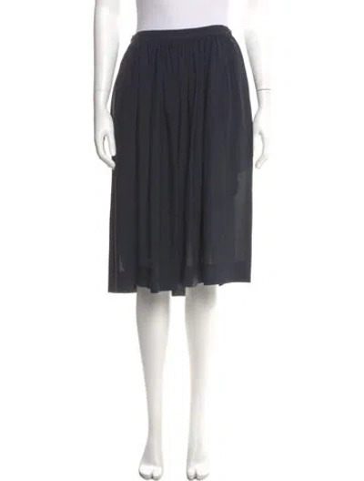 Pre-owned Giorgio Armani Silk Knee-length Skirt In Multi