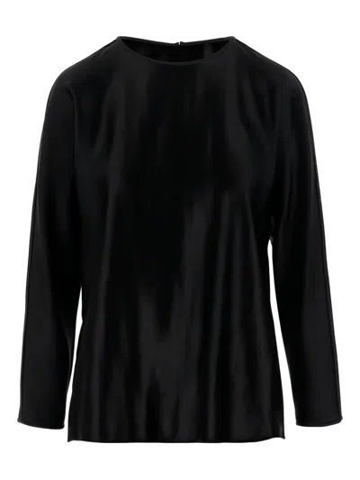 GIORGIO ARMANI SILK LONG-SLEEVE BLOUSE