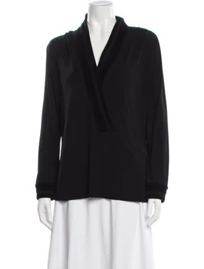 Pre-owned Giorgio Armani Silk Mini Dress In Gray