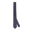 Giorgio Armani Silk Polka Dot Embroidery Tie