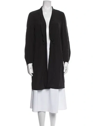 Pre-owned Giorgio Armani Silk Robe In Blue