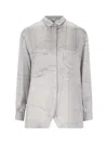 Giorgio Armani Printed Silk Satin Shirt