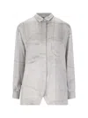 Giorgio Armani Printed Silk Satin Shirt
