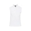 Giorgio Armani Triple-layer Silk Georgette Draped Top In White