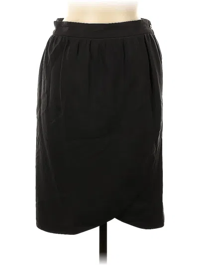 Pre-owned Giorgio Armani Silk Skirt In Gray