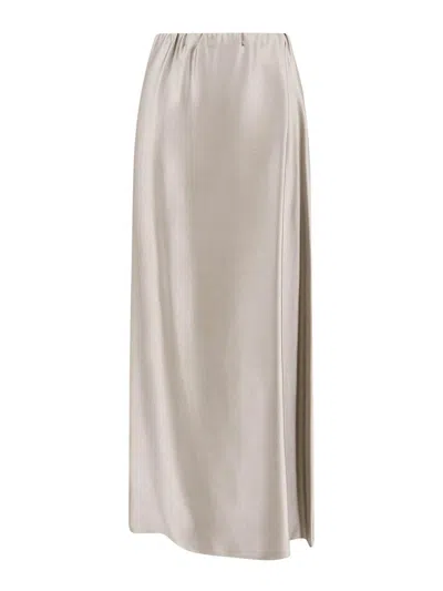 GIORGIO ARMANI SILK SKIRT WITH SPLIT