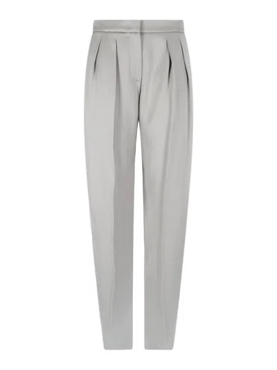 GIORGIO ARMANI SILK STRAIGHT PANTS
