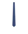 Giorgio Armani Silk Tie In Blue