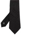 Giorgio Armani Pointed Tip Patterned Silk Tie