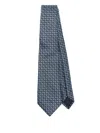 Giorgio Armani Tie In Blau