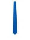 Giorgio Armani Silk Stripe-jacquard Tie In Blue