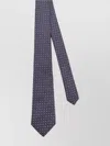 Giorgio Armani Silk Tie Geometric Micro-pattern 8cm Width