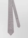 Giorgio Armani Silk Tie Micro-pattern Geometric 8cm Width
