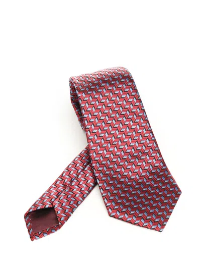 Giorgio Armani Silk Tie Ties And Bow Ties Red