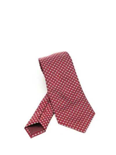 Giorgio Armani Silk Tie Ties And Bow Ties Red