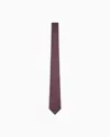 Giorgio Armani Silk Tie With Jacquard Micro-pattern
