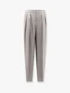 Giorgio Armani Silk Trouser With Pinces