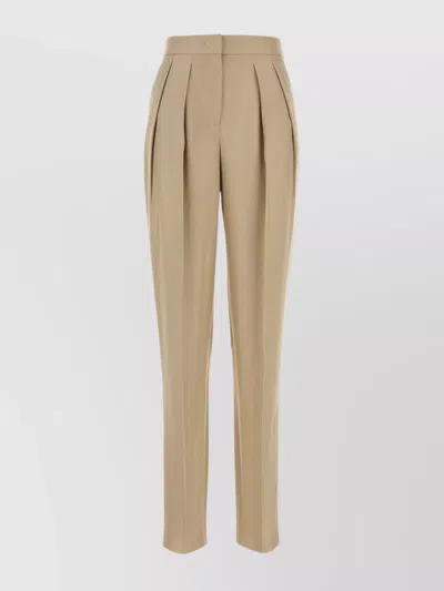 GIORGIO ARMANI SILK TROUSERS WITH HIGH WAIST AND POCKETS