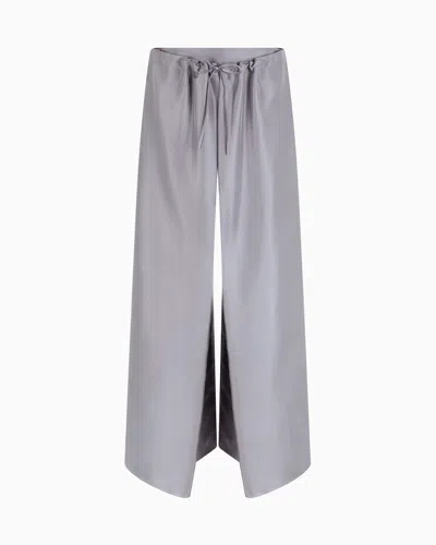 Giorgio Armani Silk Trousers With Panel Detail