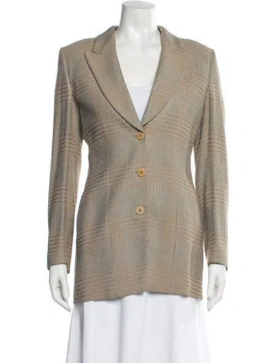 Pre-owned Giorgio Armani Silk Vest In Neutral