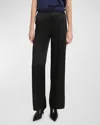 GIORGIO ARMANI SILK WIDE-LEG TROUSERS