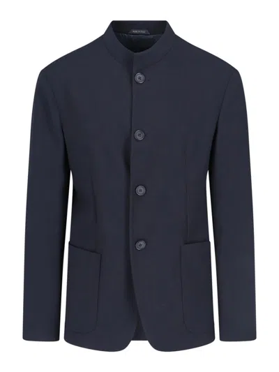GIORGIO ARMANI SINGLE -BREASTED BLAZER IN VIRGIN WOOL