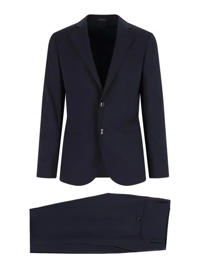 GIORGIO ARMANI SINGLE -BREASTED OUTFIT IN VIRGIN WOOL