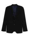 Giorgio Armani Single-breasted Blazer In Black