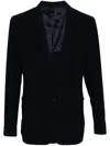 Giorgio Armani Single-breasted Blazer In 蓝色