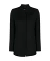 Giorgio Armani Single-breasted Blazer In Black