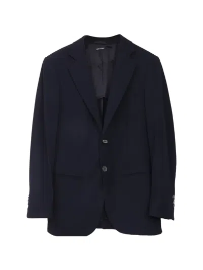 Pre-owned Giorgio Armani Single-breasted Blazer In Blue
