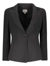 Giorgio Armani Single-breasted Blazer In Grey