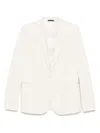Giorgio Armani Single-breasted Blazer In White