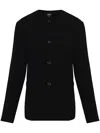 Giorgio Armani Textured Button-up Knitwear