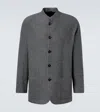 Giorgio Armani Single-breasted Jacket In Gray