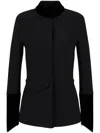 Giorgio Armani Single-breasted Jacket In Black