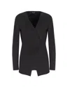 Giorgio Armani Single-breasted Jacket In Cupro Jersey Interlock In Green