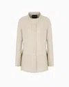 GIORGIO ARMANI SINGLE-BREASTED JACKET IN LINEN GAUZE