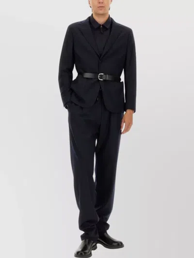 Giorgio Armani Single Breasted Jacket Long Sleeves Pockets In Multi