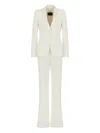 Giorgio Armani Official Store Crepe Tuxedo Pure Silk Jacket In White