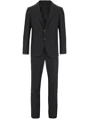 Giorgio Armani Single-breasted Suit In Black