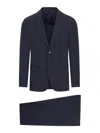 Giorgio Armani Single-breasted Tailored Suit In Blue