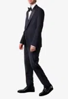 Giorgio Armani Single-breasted Tuxedo Suit In Blue