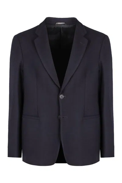 GIORGIO ARMANI GIORGIO ARMANI SINGLE-BREASTED TWO-BUTTON JACKET