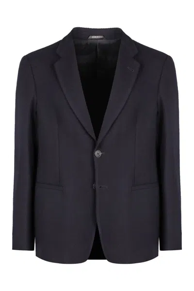 GIORGIO ARMANI GIORGIO ARMANI SINGLE-BREASTED TWO-BUTTON JACKET