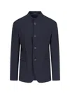 Giorgio Armani Single-breasted Virgin Wool Blazer