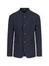 Giorgio Armani Single-breasted Virgin Wool Blazer