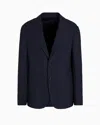 GIORGIO ARMANI SINGLE-BREASTED, VIRGIN-WOOL JACKET