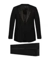 Giorgio Armani Single-breasted Tailored Suit In Black