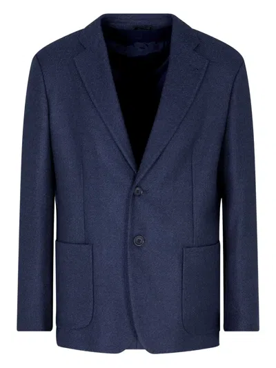 GIORGIO ARMANI SINGLE-BREASTED WOOL BLAZER